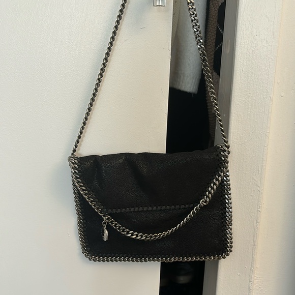 Stella McCartney - Falabella Mini Shaggy Deer Wallet on Chain - Picture 1 of 4